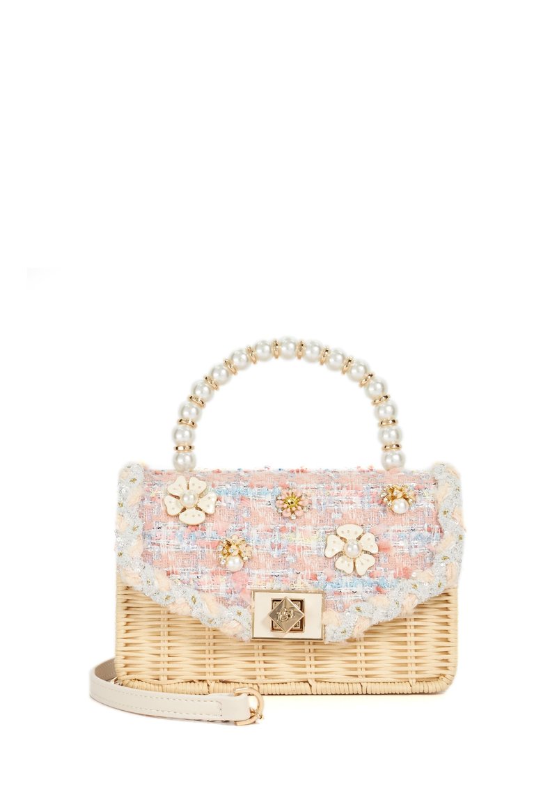 Dune London BLOOMS BEADED HANDLE EMBELLISHED - Handtas - pink