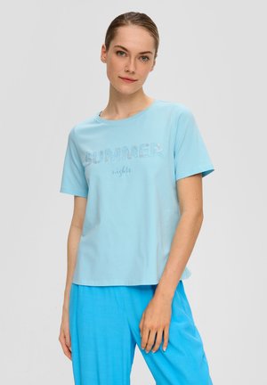 STRETCH - T-Shirt print - arktisblau