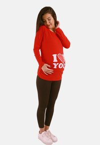 M.M.C. I LOVE YOU - Langarmshirt - rot