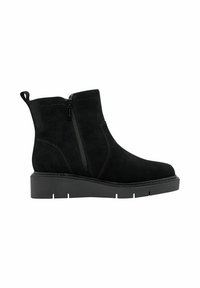 Unselected, black suede