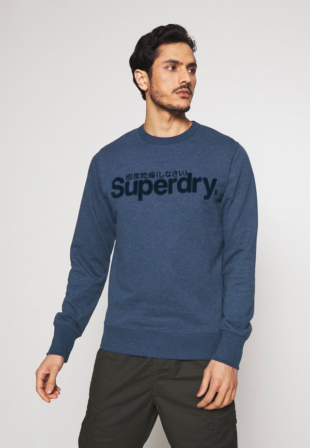 CORE LOGO CREW - Sweater - princedom blue marl