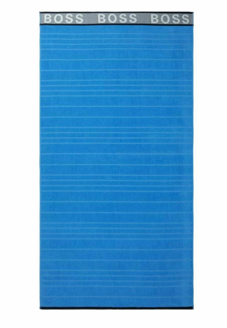 BOSS STRANDTUCH STRIPED LOGO - Strandtuch - blue/blau