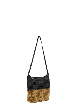 SHOULDER - Skuldertasker - black beige