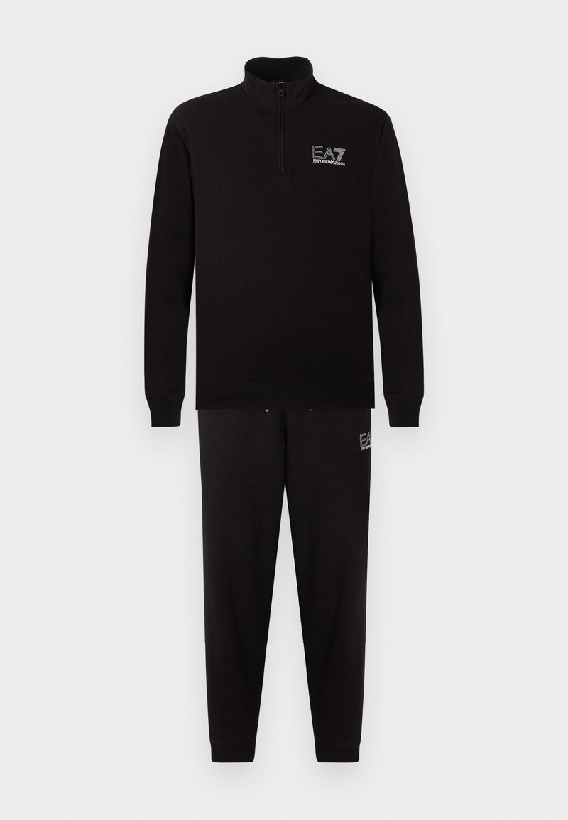 EA7 Emporio Armani TRAIN VISIBILITY COFT SET - Tuta - black/nero ...