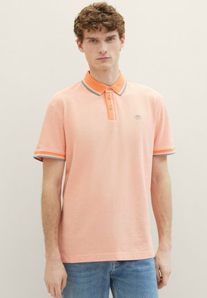 Polo - white orange twotone