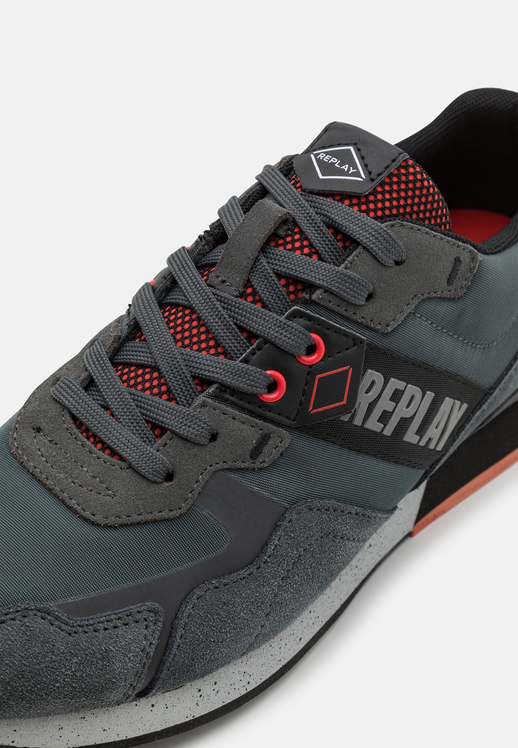 Replay ADRIEN SPORT GAME - Sneakers laag - grey/orange/grijs - Zalando.be