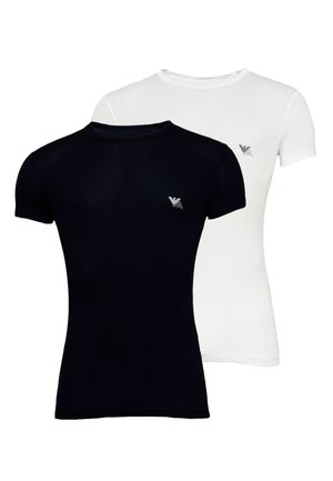 Emporio Armani KURZARM  2 PACK - T-shirt basique - weiss