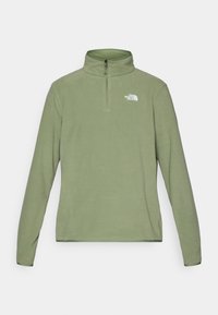 M GLACIER FLEECE 1/4 ZIP JACKET - Pulover din fleece - bark mist