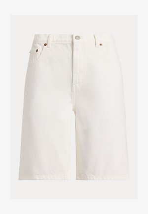 Polo Ralph Lauren WOVEN BERMUDA - Denimové šortky - white denim