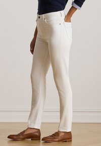 Lauren Ralph Lauren HIGH RISE SKINNY ANKLE JEAN - Aptempti džinsai - white