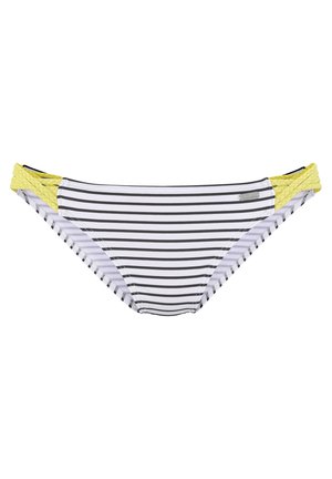 Bikini-Hose - schwarz-weiß-limette