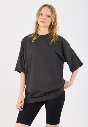 Tricou cu imprimeu - anthracite
