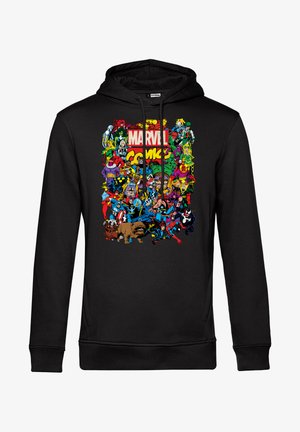Marvel AVENGERS CLASSIC ENTIRE CAST - Felpa con cappuccio - black