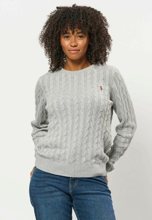 U.S. Polo Assn., MADELINE CABEL - Пуловер - grey melange