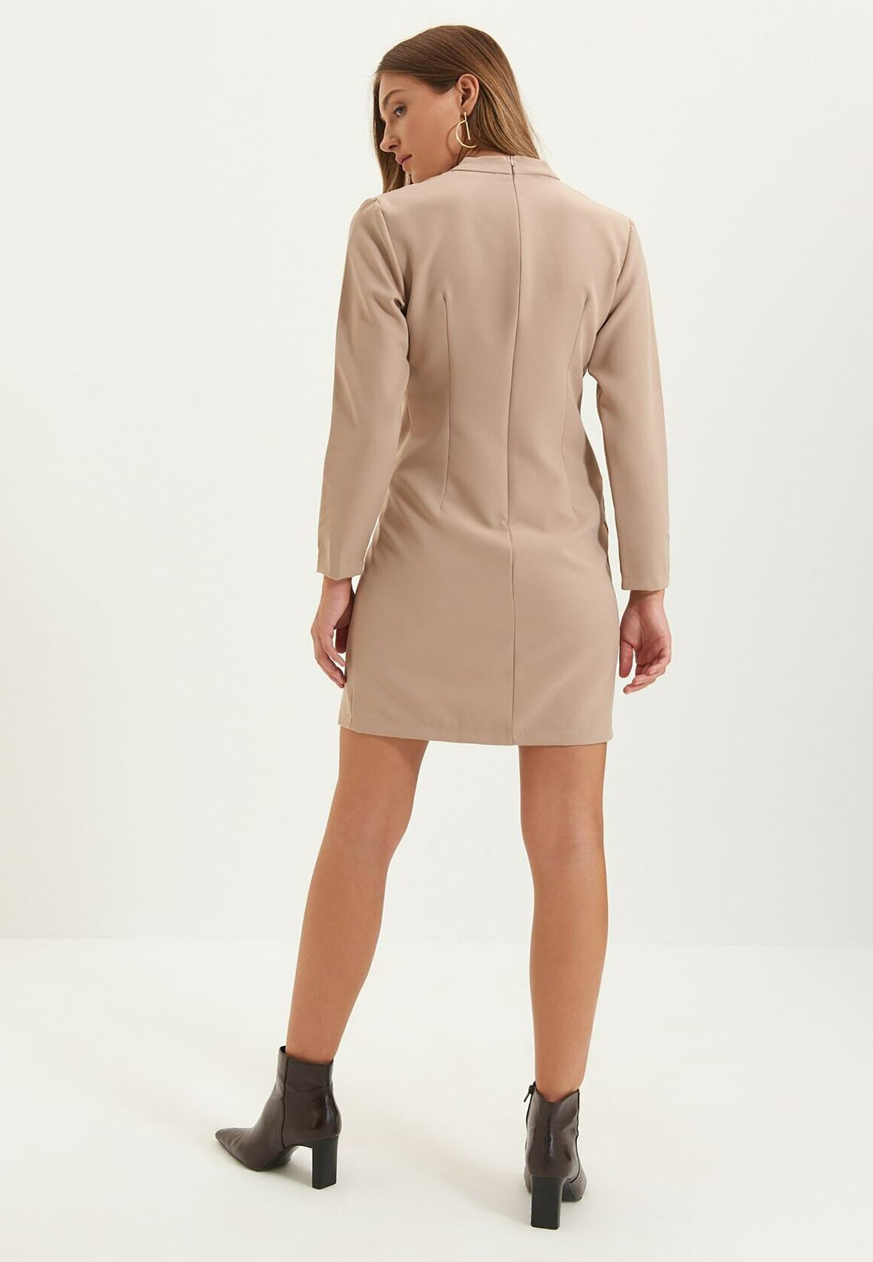 Trendyol Shirt dress - beige - Zalando.ie