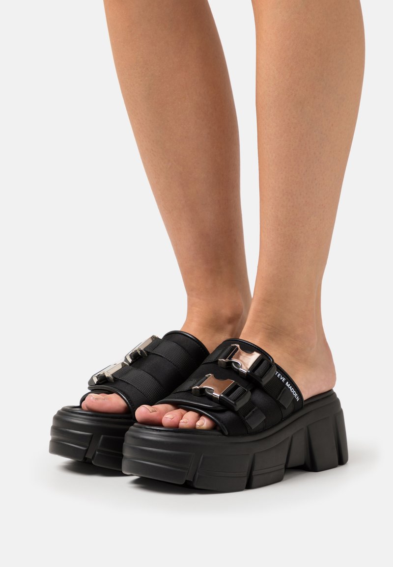 Steve Madden ACTIVATOR Heeled mules black Zalando.ie