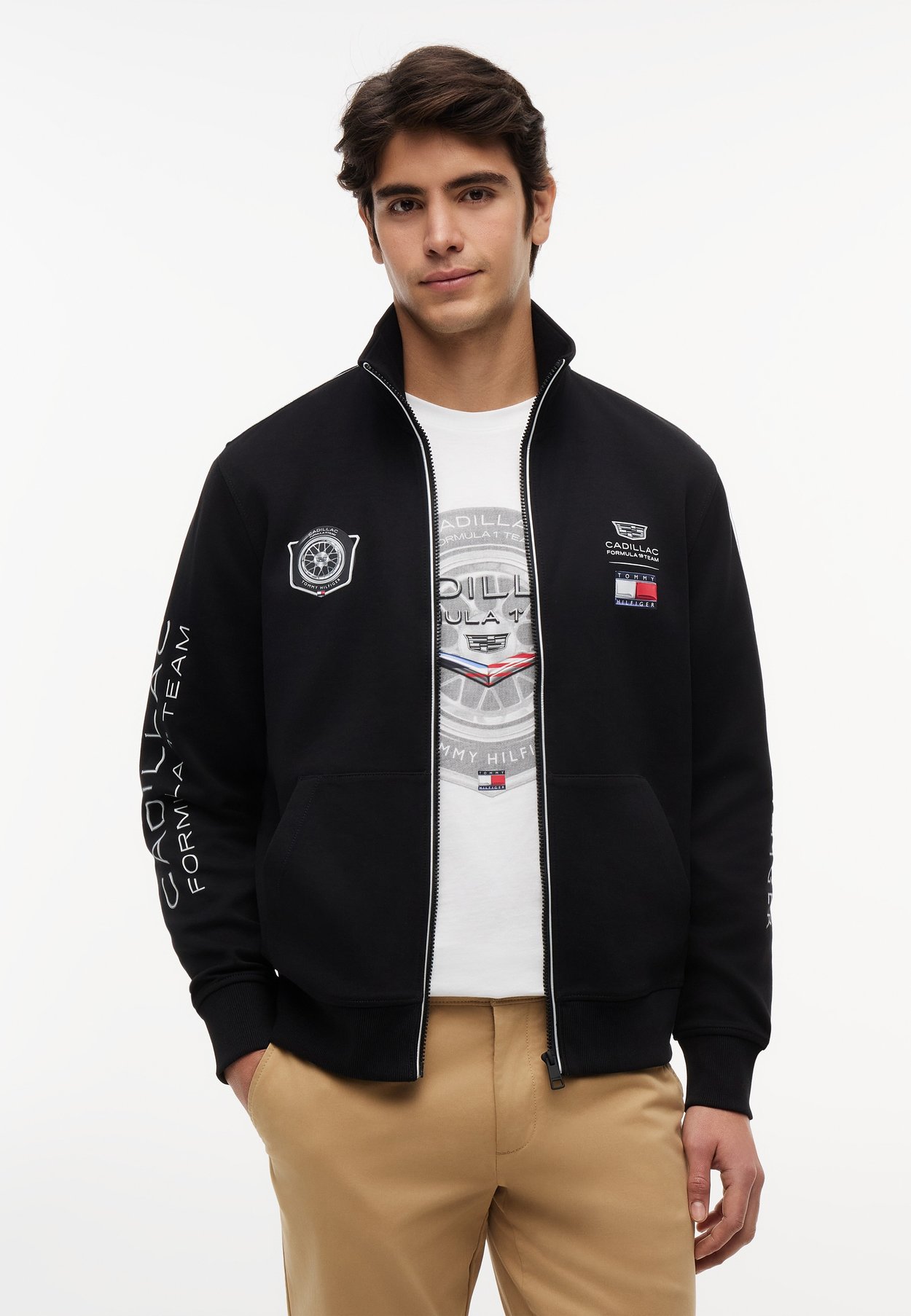 Tommy Hilfiger TH x Cadillac Formula 1 Tracktop - Negro — vista 2