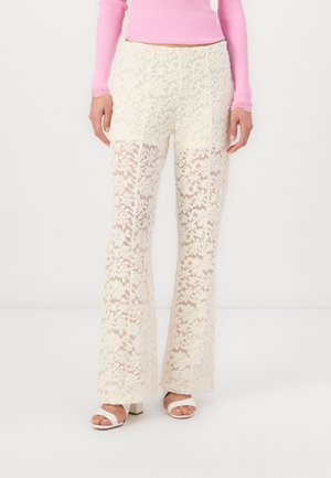 Rosemunde DELICIA TROUSERS - Trousers - cloud dancer