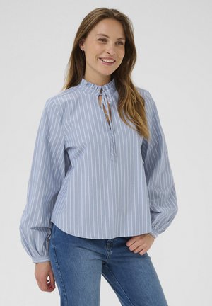 MILINA  - Blouse - windward blue melange stripe