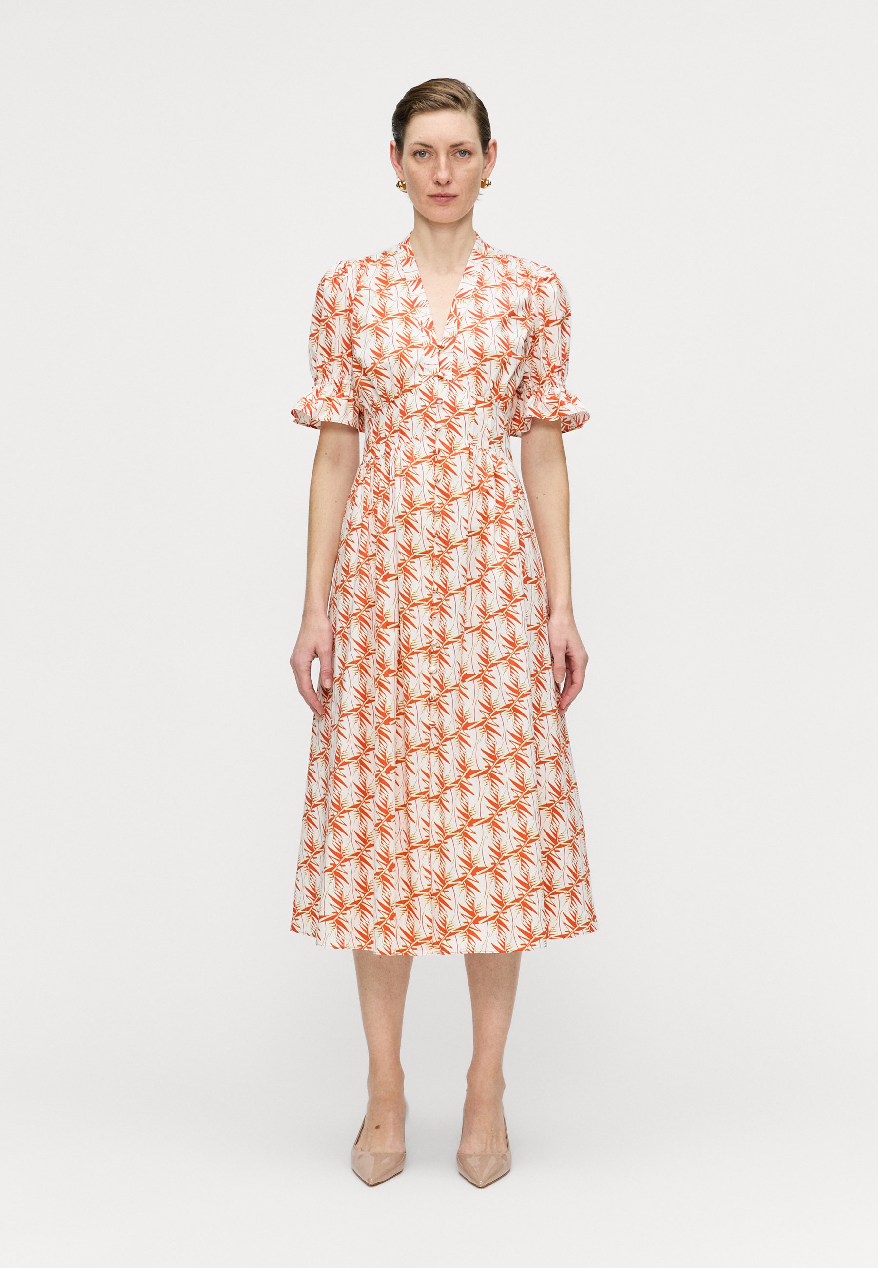 knee length dresses for ladies DVF Erica Midi Dress – BLU'S main image 0