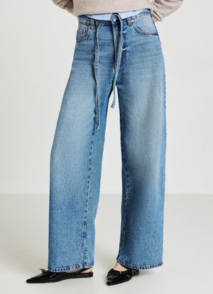 Loose Jeans - blu denim medio