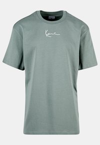 SMALL SIGNATURE ESSENTIAL - T-shirts - dusty green