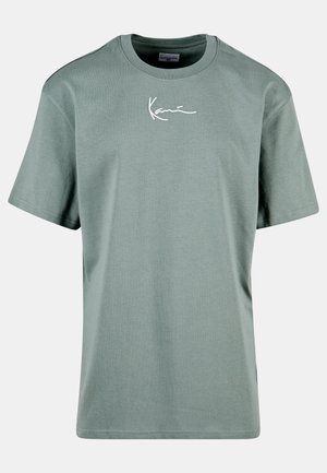 Karl Kani SMALL SIGNATURE ESSENTIAL  - T-shirt basic - dusty green