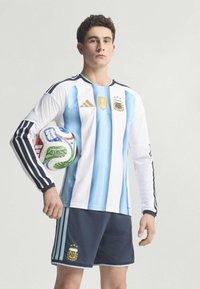adidas Performance ARGENTINA 26 HOME AUTHENTIC LONG SLEEVE - Nogometni dres - white   icey blue   light blue