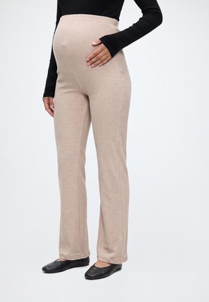 Anna Field MAMA by Zalando, FLARE LEGGING - Leggings - Trousers - mottled beige
