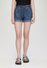 QS Jeans Shorts - dunkelblau