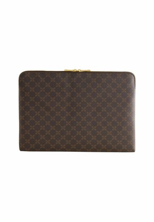 Computertasker - brown monogram