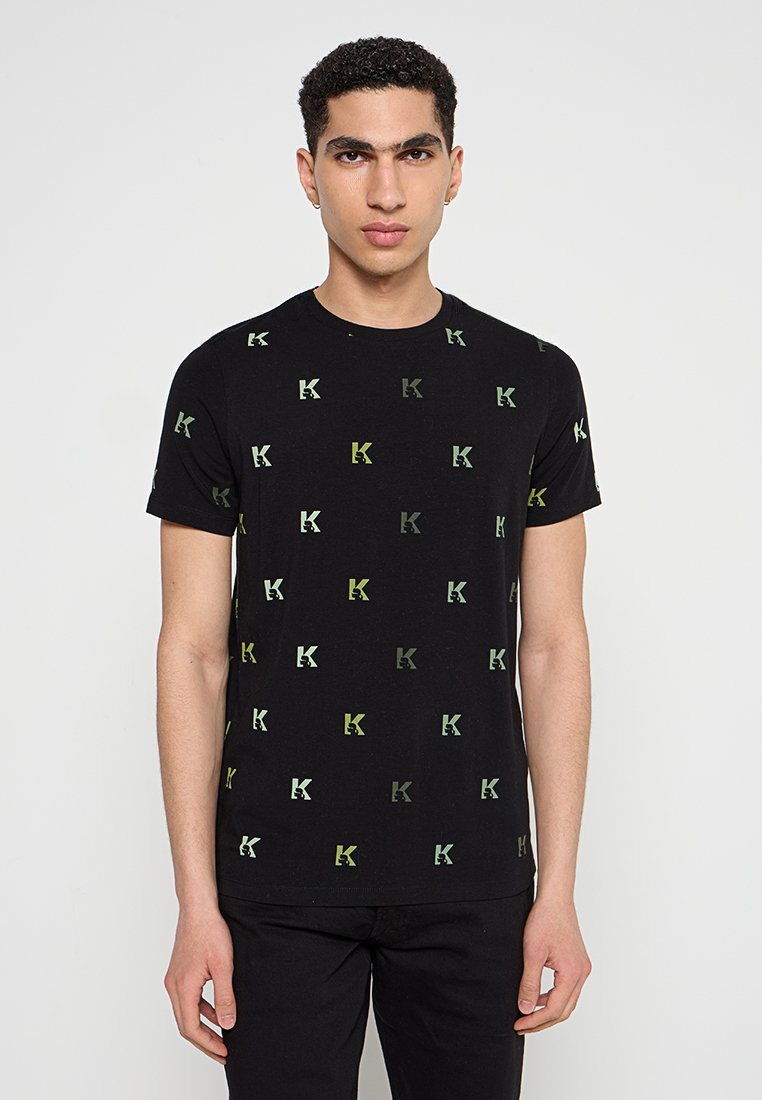 Karl Lagerfeld T-shirt print zwart