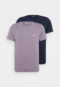 CREW NECK 2 PACK - Camiseta interior - blue/grey