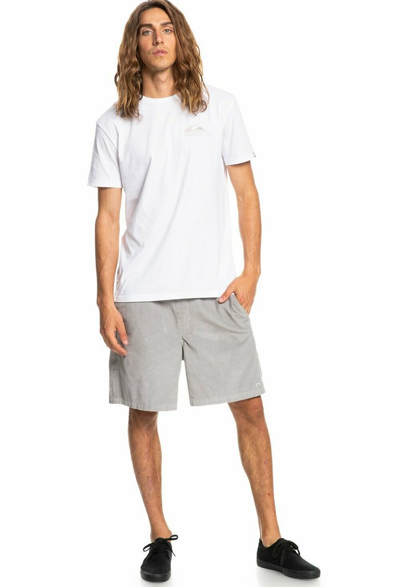 Herren T-Shirts basic | Quiksilver T-Shirt print white/offwhite - TY52085 Herren T-Shirts basic | Quiksilver T-Shirt print white/offwhite - TY52085