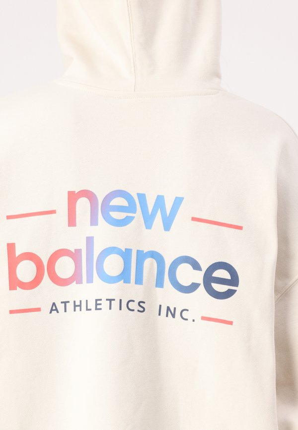 MULTI COLOR LOGO HOODIE - Sweatshirt - beige2