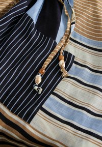 Next TIE WAIST  REGULAR FIT - Beach accessory - blue stripe