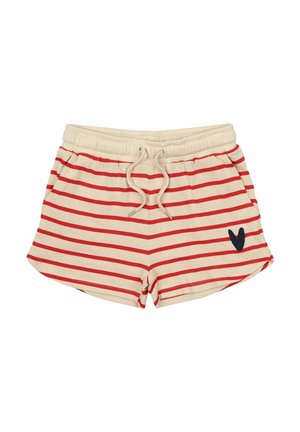 The New NIL - Shorts - poppy red striped