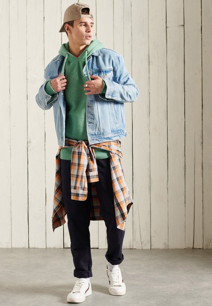 Superdry mint green hoodie Clearance