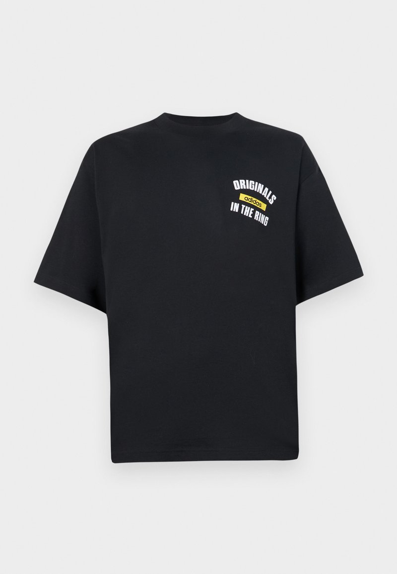 adidas Originals T-shirt print zwart adidas Originals T-shirt print zwart
