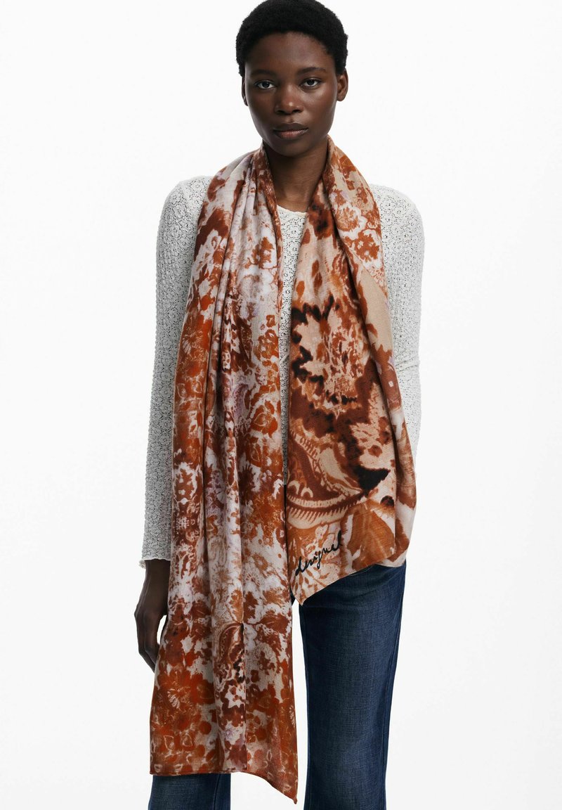 Foulard Desigual Modèle Thérèse 35V24424 - Multicouleur - Neuf Avec étiquettes - Foulard Rectangulaire Pour Femme