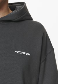 Pegador DEVON OVERSIZED HOODIE - Hanorac - washed volcano grey