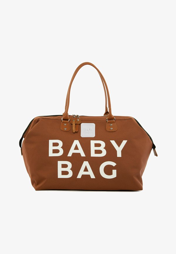 BABY BAG PRINTED DIAPER BAG - Wickeltasche - dunkelbraun