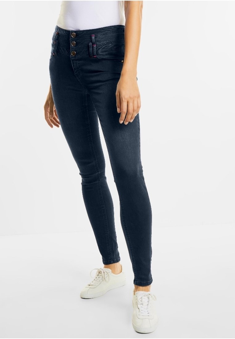 Street One Džíny Slim Fit - dark blue