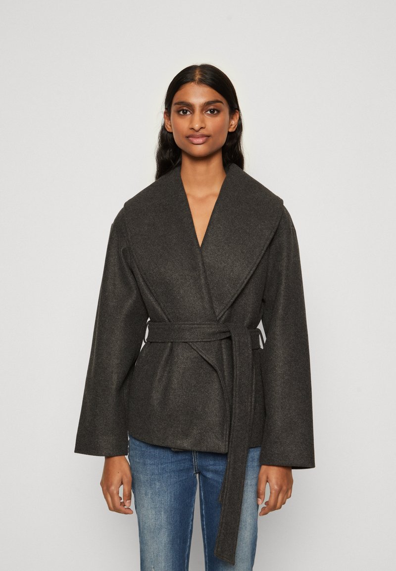 ONLY Petite ONLAUGUSTA LIFE  - Lahka jakna - dark grey melange
