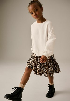 Next ANIMAL PRINT - Nappali ruha - ecru white