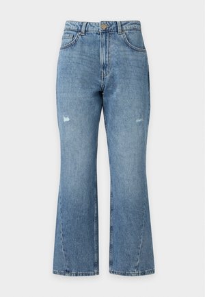 ONLY Petite, ONLSLOUCHY - Straight leg jeans - medium blue denim
