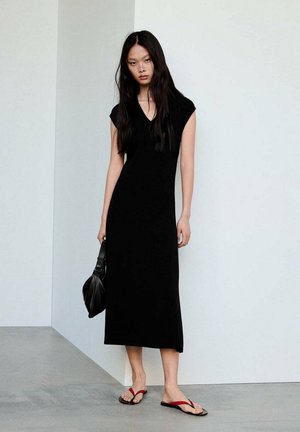 Mango ADULT - Vestido de punto - black