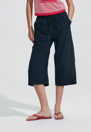 WAIST CULOTTES  - Shorts - navy