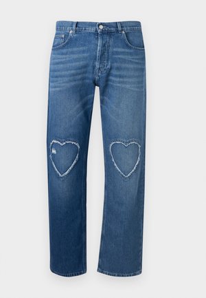 HEARTS PANTALONE - Blugi loose fit - blu