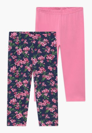 CAPRI 2 PACK - Legíny - dark blue/pink